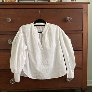 Banana Republic puffy shirt
